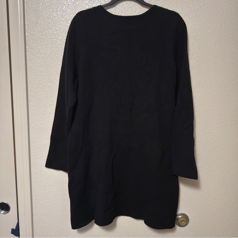 Anthropologie Maeve Multicolor Scenic Long Sleeve Mini Dress Sz L - Picture 9 of 10